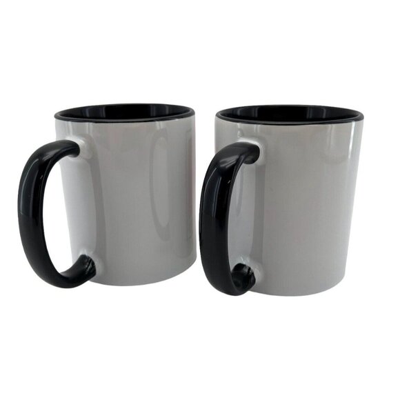 Coffee Mugs Switzerland Swiss Ceramic Coat Of Arms Family Crest Set of 2 - Picture 3 of 8